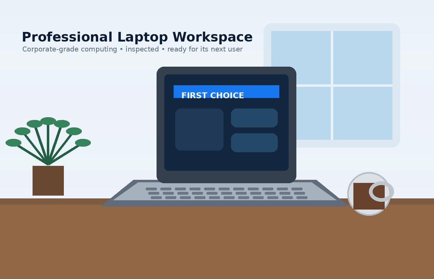 Business team using laptops